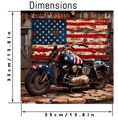 Paint By Numbers Independence Day Patriotic July Fourth Theme Full Drill Art
