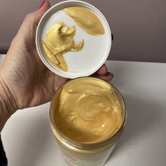 Utrecht Studio Series Gold Acrylic Paint Medium Body 1 Quart 32 Fl Oz USED