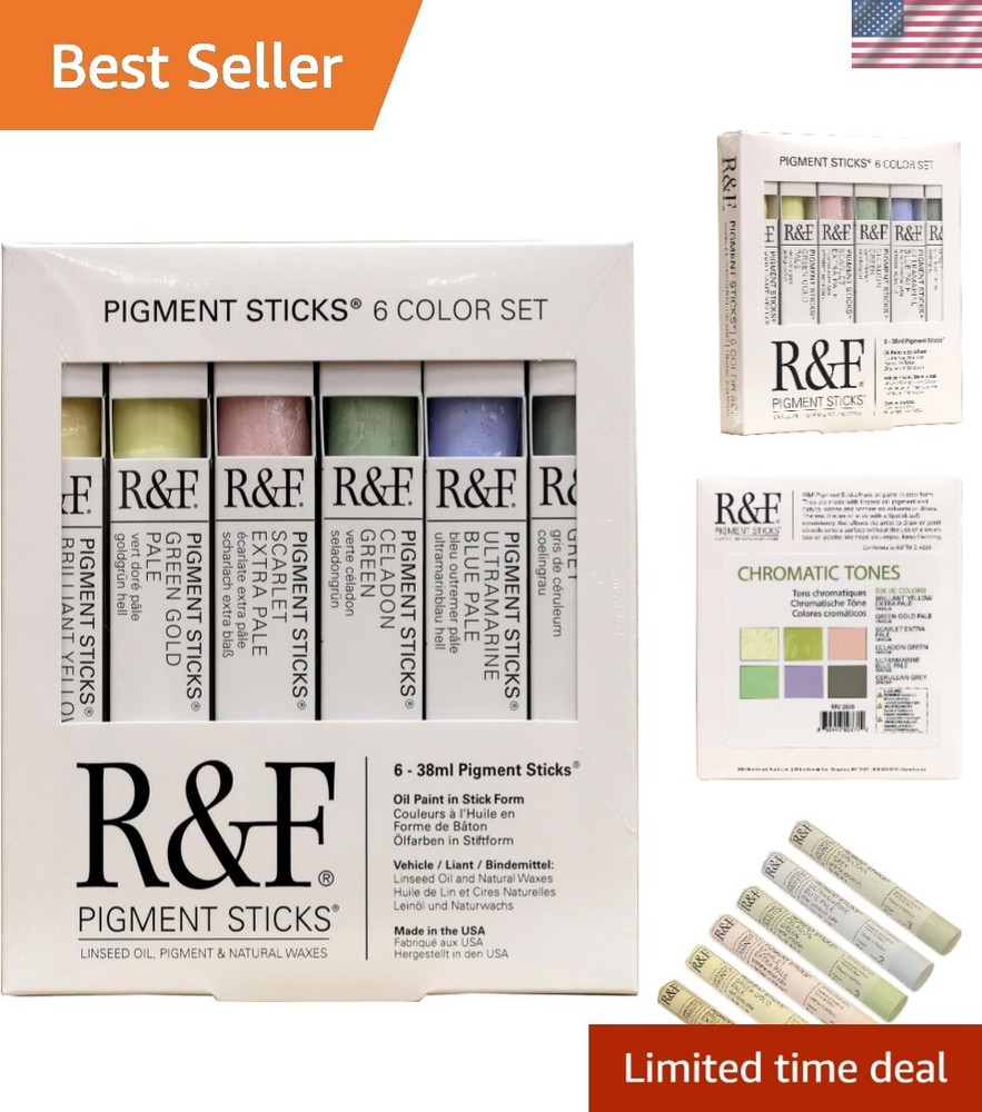 Handmade Paints – Professional Oil Pigment Stick, Earth Tones, Set of 6