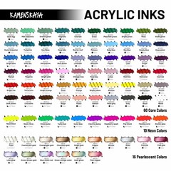 Artists Dark Brown Acrylic Paint Ink Drawing Crafting 3.38 Fl Oz 100ml 1 PCS
