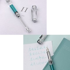 Large-Capacity Piston-Fill Fountain Pen for Calligraphy