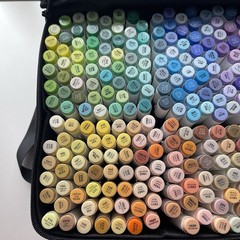 Ohuhu 320-Color Double Tipped Alcohol Marker Set-Brush & Chisel-Refillable Ink