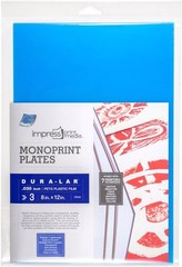 Grafix Impress Monoprint Plate 8×12 Pack of 3 Dura-Lar Transparent