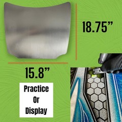 LiME LiNE Aluminum Custom 15.8 inches width x 18.75 length, Silver