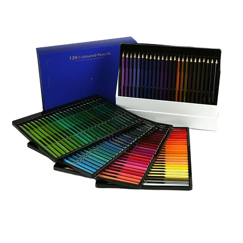Oil Based Colored Pencils 120 Color Artist Drawing Coloring Set arTTrack®