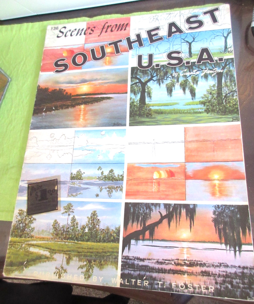 Scenes From Southeast USA 136 Published By Walter Foster 13.5×10 How To Art Book