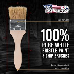 48 Pack – 2″ Chip Paint Brushes Stain Glue Adhesive Touchup – 2 Inch Lot of 48
