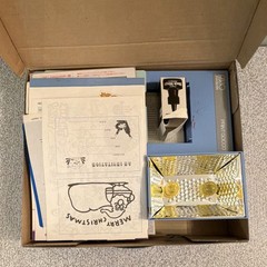 Vintage RISO Print Gocco B6 Hi Mesh Set Instant Multi-Color Kit, EUC, +Flashbulb