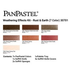 PanPastel Artist Pastels by GOLDEN, Rust & Earth Set, 7 Color, Kitchen