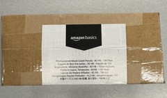Basics Wood-cased #2 Pencils, Pre-sharpened, Hb Lead Bulk Box, 150 Count