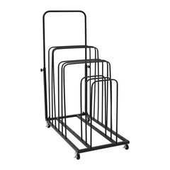 Art Canvas Storage Rack with Wheels Rolling Art Canvas Organizer for Art Studio