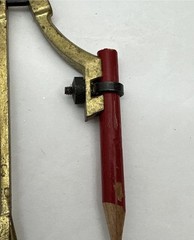 Vintage Brass Circle Compass Geometric Instrument – Marine Quality – Maritime