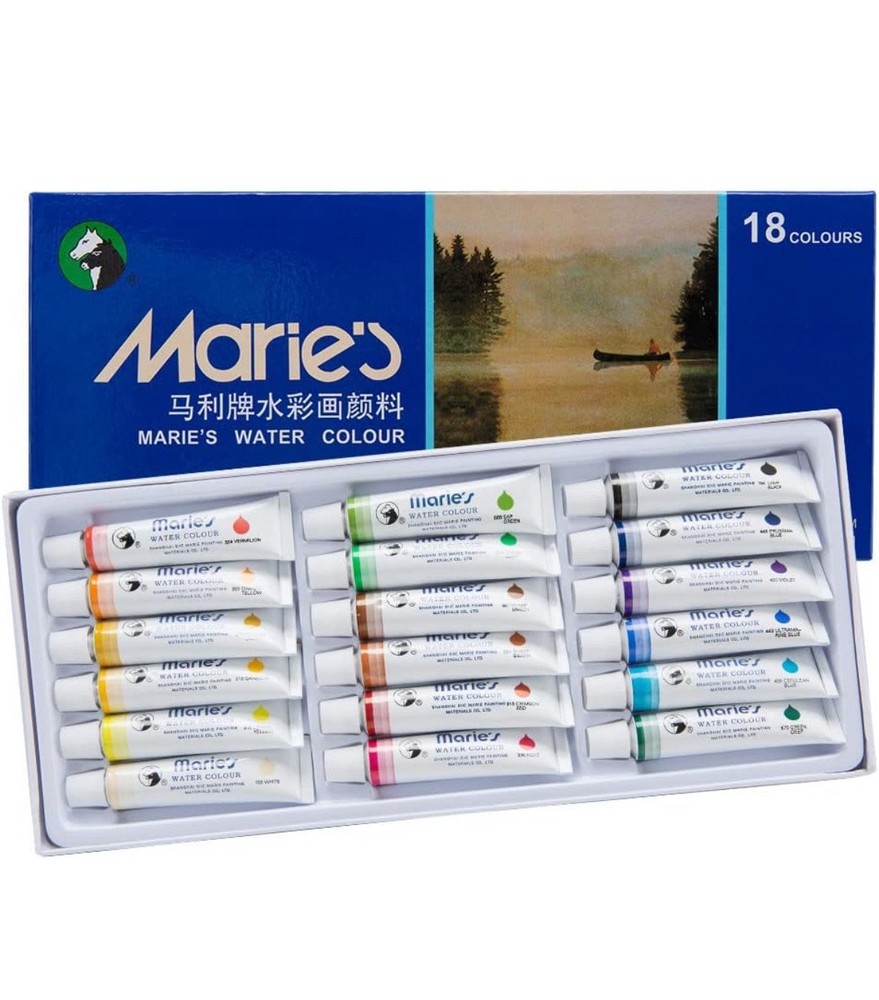 Marie’s Artist Extra Fine Watercolor Sets 12ml Set Of 18