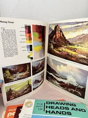 Lot Of 6 VTG ‘60s Art Books: Foster, Craftint, Grubacher *One W Missing Insert*