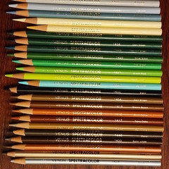 Set of 59 Venus Spectracolor ALL DIF COLORS Colored Pencils Lot Vintage RARE Art