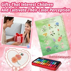 Watercolor Workbook – Coloring Book Beginner Friendly Painting Kit, Watercolo…