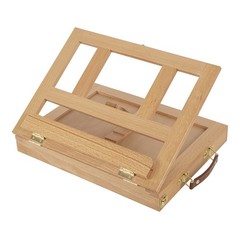Art Supply Wood Artist Tool Box Easel Storage Drawer Painting Drawing Craft