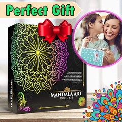Insnug Mandala Dotting Tools Painting Kit – 8.8 x 8.3 inches, Multicolored