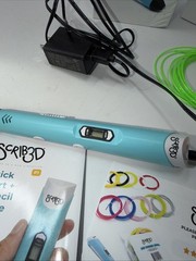 Scrib3D P1 3D Printing Pen + Color Filaments + Guide in Box W/Charger
