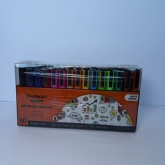 60-PACK SHUTTLE ART 15 COLORS X 4 Of Each Brand New