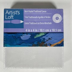 Artist’s Loft – 4 In. x 4 In. Back-Stapled Canvas
