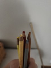 Vintage Conte a Paris Pastel Pencils France lot of 7 Model 1355 Various Colors