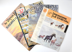 Lot of 4 – Walter T. Foster Art Books – Vintage Paperbacks Drawing And Painting