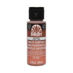 FolkArt Metallic Copper Acrylic Paint Multi Surface 2 oz Craft Art Supply