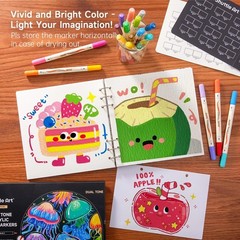 Dual Tone Acrylic Paint Pen Set – 48 Colors for Creative DIY and Art Projects