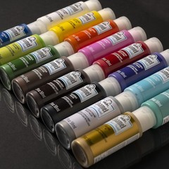 American-Made Enamel Paint Set – 16 Assorted Colors