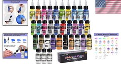 Versatile Airbrush Paints for Various Surfaces