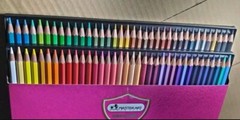 72 Colored Art Pencils Master Painting Set Drawing Colors Box Coloring Vibrant