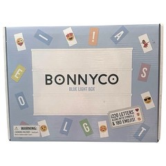 BONNYCO Blue Cinema LED Light Box – 220 Letters and 180 Emojis