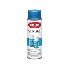 KRYLON 3814 — Glitter Blast Sapphire Shimmer 5.75 oz 4 Pack