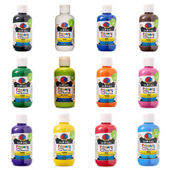 KIDS 250ml Poster Paint Washable Zero-VOC Paint Artist Art School Craft