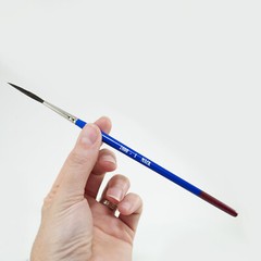 Bobbo/Mack Long Handled Super Quad Pinstripe Brush Sizes #00,#0,#1, #2 OR Set