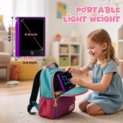 32 Pack 4.4 Inch Mini LCD Writing Tablet for Kids, Erasable and Reusable Toddler