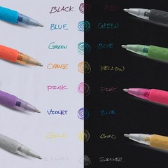 Pentel Sparkle Pop Gel Pens Iridescent Ink Color Changing Writing Instrument