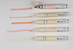 Vintage Faber Alcohol Markers – Pink/Yellow – Chisel Tip (MRK-023)