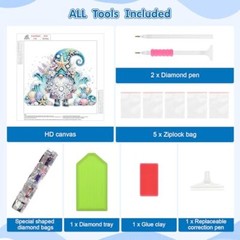 Special Shape Diamond Art Painting Kits for Adults Beginners, Gnome Diamond