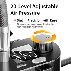 Airbrush Kit with Compressor 50PSI High Pressure Air Brush Set Non-Clogging A…