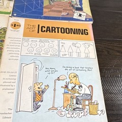 Walter T. Foster Cartooning Drawing/Sketching Art Instruction Book Lot