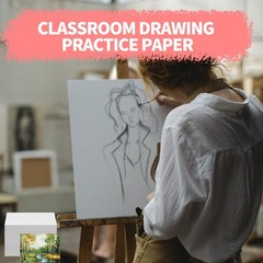 Watercolor Paper 400 Sheets 6×9 Inch 300 GSM Cold Press Cotton White Bulk