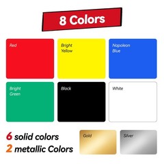 8 Vibrant Colors Jumbo Poster Markers, 15MM Thick Permanent Acrylic Graffiti …