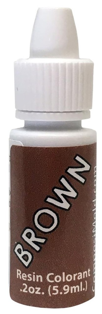 Brown Epoxy Pigment (Colorant, Dye, Tint) 6cc 0.2 Fl Oz (Pack of 1), brown