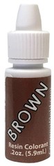 Brown Epoxy Pigment (Colorant, Dye, Tint) 6cc 0.2 Fl Oz (Pack of 1), brown