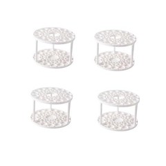 Beige 4 PCS 45 Hole Paint Brush Holder – Feadily Paint Brush Storage – Desk