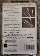 Manuscript Calli Creative Switch Tip Brush REFILL set of 10 PEN not included