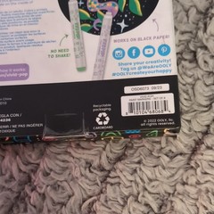 OOLY Vivid Pop! 8 Water Based Paint Markers Set, Opaque, Non-Toxic, Multicolor