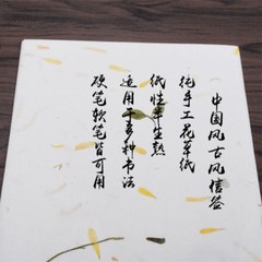 100 Sheets Chinese Letter Rice Xuan Paper Painting Calligraphy Floral Handmade